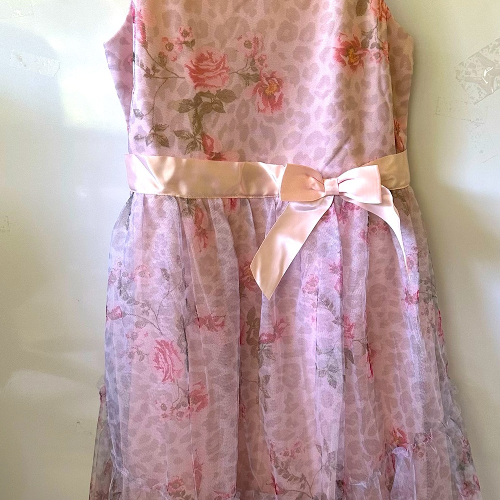 New with tag Pink Violet formal dress, color blush/mix, size 14 - Picture 1 of 6